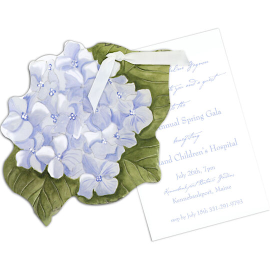 Hydrangea Die-cut Invitations